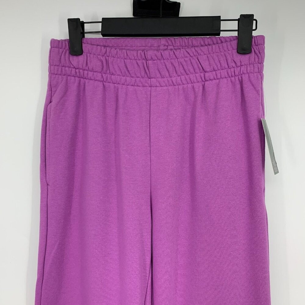 Wild Fable Sweatpants Pull On Wide Leg High Rise Purple Knit NWT - Picture 4 of 10
